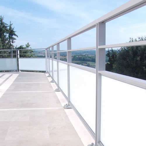 modele odyssee verre opale garde-corps exterieur verre odyssee