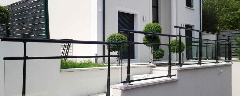 athys verre incolore garde-corps verre exterieur