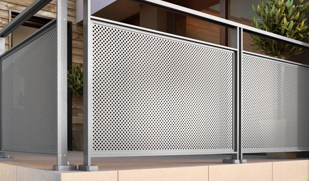 garde corps perfore exterieur