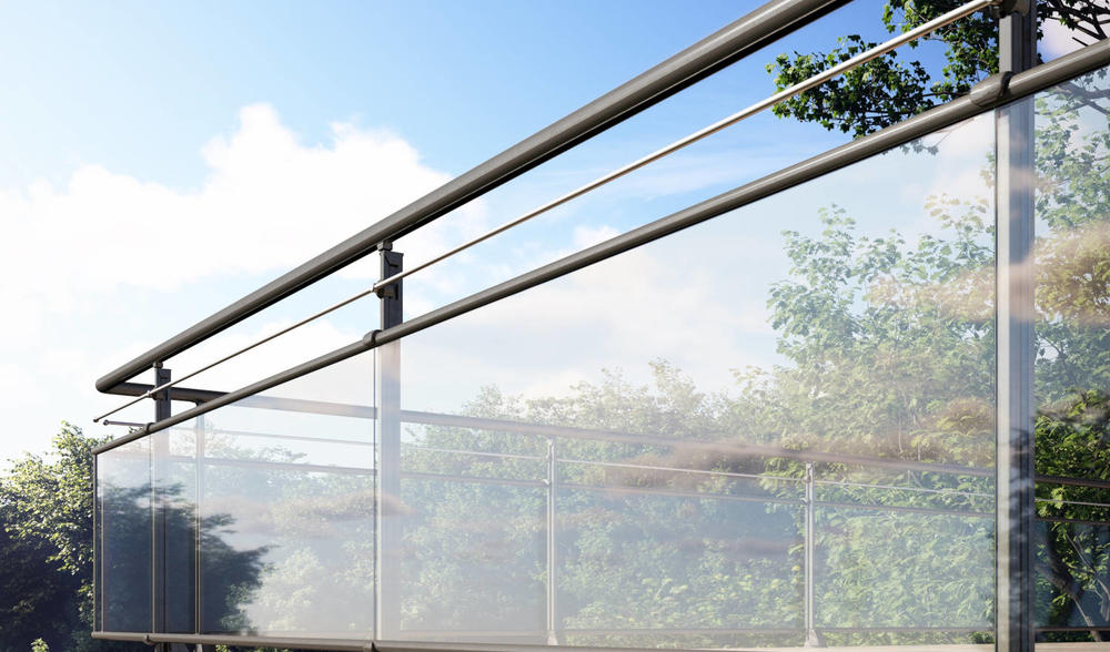 garde-corps lisses inox