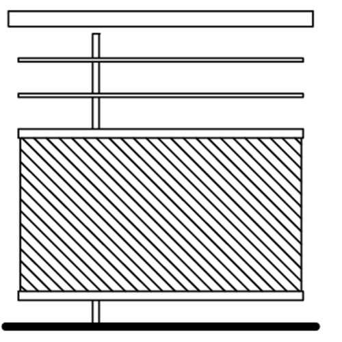 schema technique atos dessin rambarde aluminium